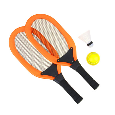 Набор д/бадминтона (ракетка 45.5х16см-2шт., мяч-1шт, волан-1ш пласт.SILAPRO (1/6/36)
