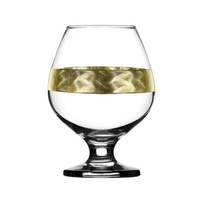 Набор 6 бокалов д/бренди 400мл с узором "Облака" п/у (1/4)