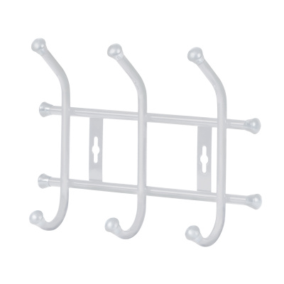 Вешалка настенная 3 крючка 265х195х85 (матовый серый) (1/5)