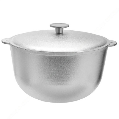 Казан алюминиевый 8л с крышкой ТМ ГАРДАРИКА (1/6)