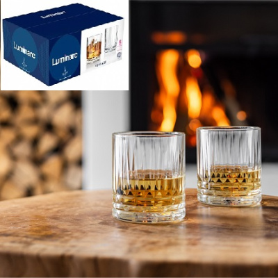 Набор стаканов 6шт*300мл ЧИКАГО низкий (ударопр.стекло) (1/2)