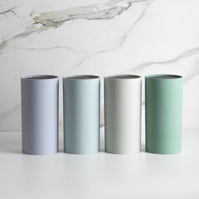 Подставка для ножей с полипроп, разделит, 11*22см, круглая (4цв) Satoshi (1/8)