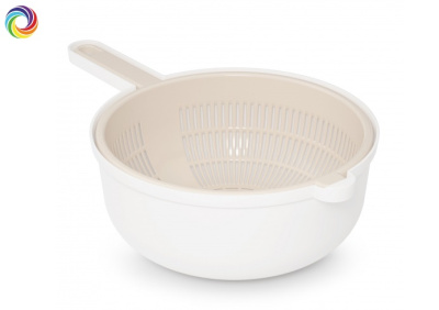 Дуршлаг 3,0л с чашей пласт.(1/10)