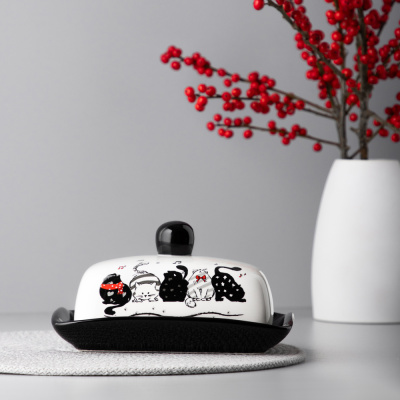 Масленка, 17x12x8см, кер MILLIMI Хвостатые друзья (1/132)