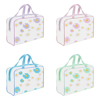 Косметичка банная, ПВХ, 24х15х7см, 3-5 цветов, ББ19-15 (8/8)