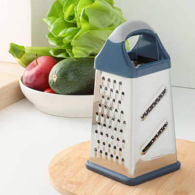 Терка 4-х сторонняя 20см, нерж.сталь SATOSHI Ривьера (1/24/72)