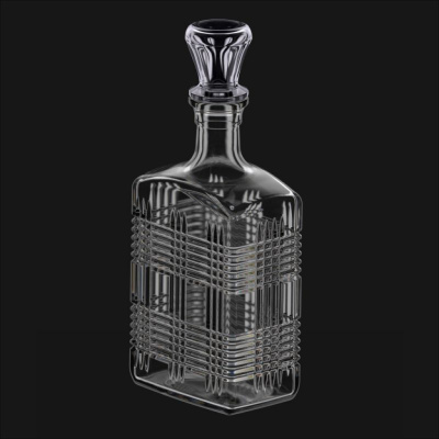 Графин 500мл с пробкой "Скотч" стекло (12)