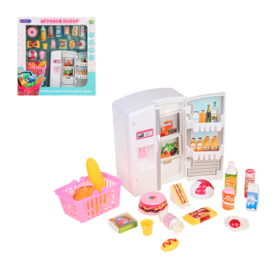 Набор игровой, холодильник с продуктами, 24x6,8x24 см, ABS ИГРОЛЕНД (1/36)