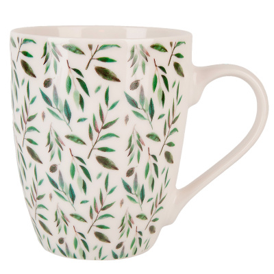 Кружка 380мл "Floristry" (транспортная упавковка) фарф.(1/48)