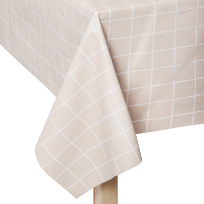 Скатерть ПВХ на текстильной основе, Оттенки 140х180см, клетка PROVANCE (1/24)