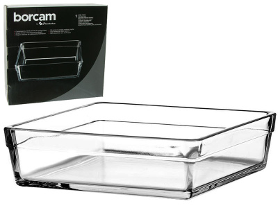 Форма Borcam 2400мл 227*227мм квадрат упрочн.жаропр.стекло( 1/6) Форма Borcam 2400мл 227*227мм квадрат упрочн.жаропр.стекло( 1/6)