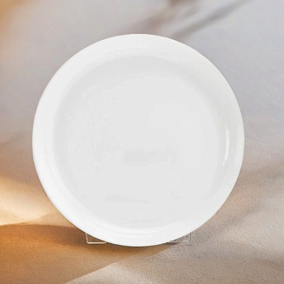 Тарелка 25см обеденная ЛАЙНЗ (ударопр.стекло) (6/24)