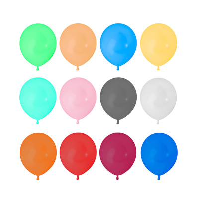 Шары воздушные 25шт "Микс" 10" (цвет пастель) (10/10/300)