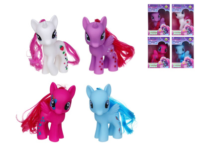 Фигурка "Чудесная лошадка", PP, PVC, 9х5,5х13см, 4вида ИГРОЛЕНД (4/240)