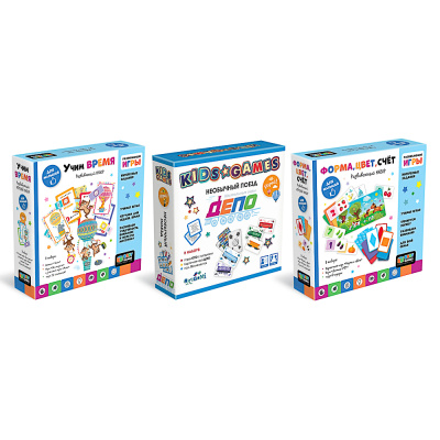 Набор игр развивающих, 18x5x18см Kids Games (8/8)