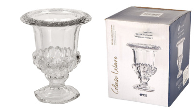 Ваза "Princess" 20см, v=800мл (стекло) (инд.коробка) (1/48)