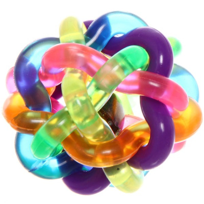 Игрушка - мячик д/собак средних и мелких пород "БЕГИ ЛОВИ",d-6.2см(1/12)