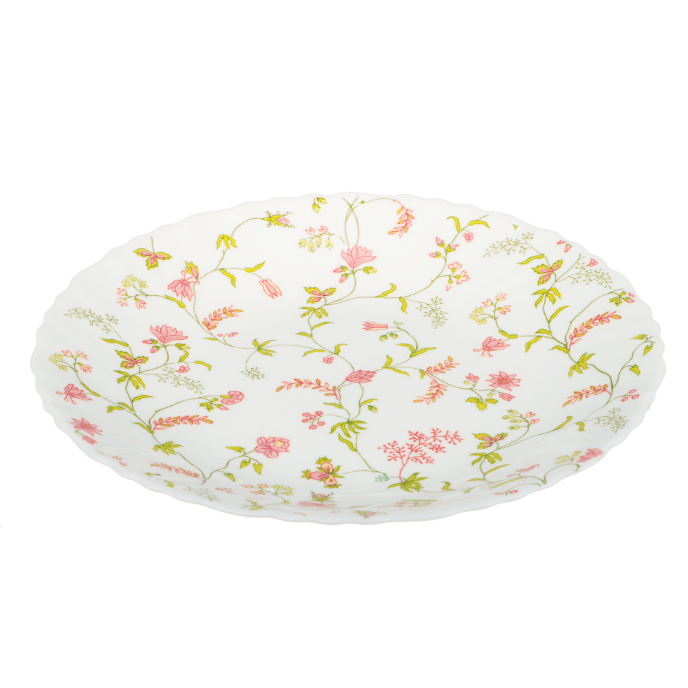 Тарелка десертная опаловое стекло 19см MILLIMI Клавель (6/72)