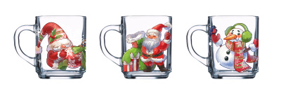 Кружка 200мл "Green tea" Новый год 2026 (стекло) (20/1320)