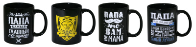 Кружка 350мл "Папа" керамика (12/36)