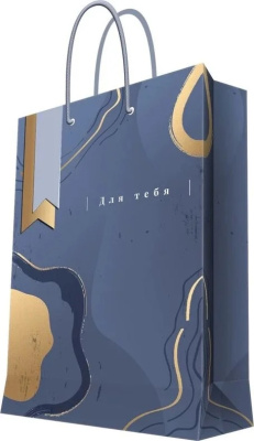 Бумажный пакет 26x32,4x12,7см д/сувенирной продукции с ламинацией (12/144)