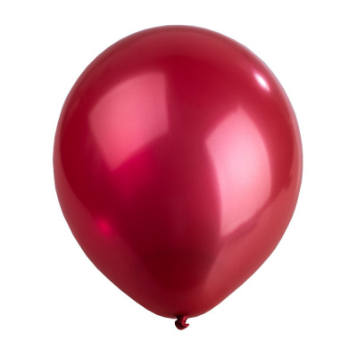 Шары 10шт, 12", перламутр красный, №15 (20)