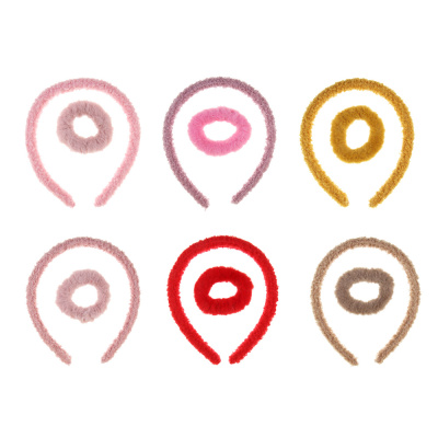 Набор д/волос 2 пр.: ободок 1,5см, резинка d6см, полиэстер, пластик, 6цв, ACS-115 ЮНИLOOK (6/6)