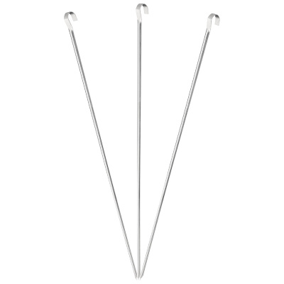 Набор шампуров ECOS 560x10x0,7мм 3шт.угловой без витка(40/40)