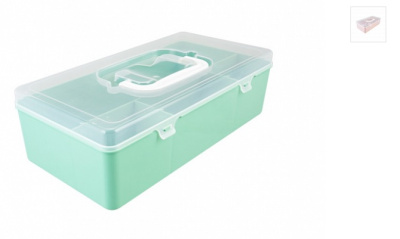 Ящик для хранения мелочей 284*144*85 пластик(1/14)