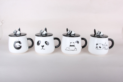 Кружка 350мл для заваривания микс (4диз) (фарф.) (1/60)