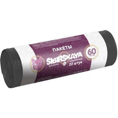 Пакеты для мусора 60л GRIFON черные (10мкм) (1/40/40) Пакеты для мусора 60л GRIFON черные (10мкм) (1/40/40)