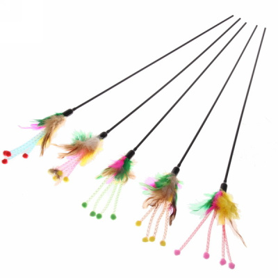 Игрушка д/кошки на палочке "Пушистик" 60см(1/1)