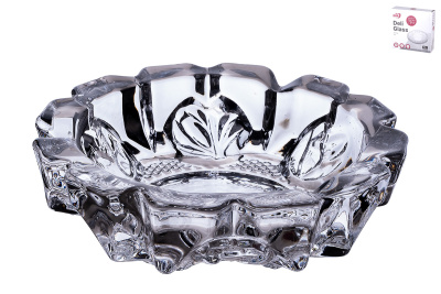 Пепельница 13*3см (стекло) (1/48)