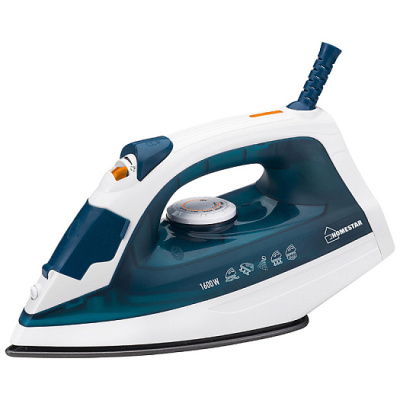 Утюг HOMESTAR HS-4004  голубой (1600Вт, пар, спрей, паровой удар, стальная подошва)(1/12)