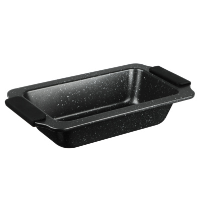 Форма д/выпечки хлеба прямоуг. 28,5x16x6см, АП Мрамор, силикон.ручкиSATOSHI Лион (1/12)