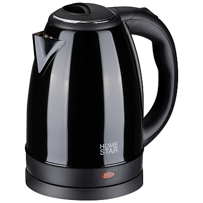 Чайник 1,8л Homestar стальной, черный (1)