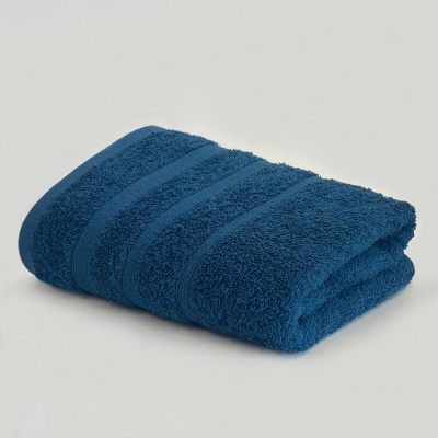 Полотенце махровое ГЕЛИОС 100х150, 400гр./м2, сапфир (1/10)