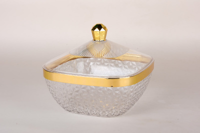 Блюдо сервировочное 21х21х18см с/кр пластик (1/48)