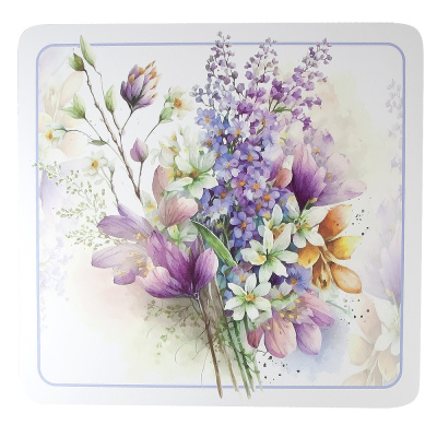 Салфетка сервировочная (плейсмат) "Floristry" 30*28см (min12)(упаковочный пакет)(12)