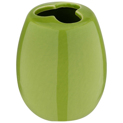 Держатель для зубных щеток "Лайм"  7,5*7,5*9 см керамика (1)