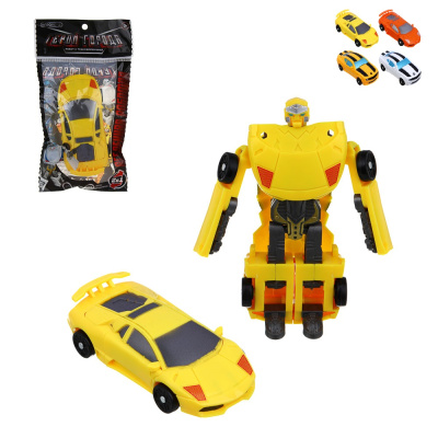 Робот трансформ. "Герой города", высота 11 см,  ABS, 10,5х3,7х19 см, 4диз ИГРОЛЕНД (4/192)