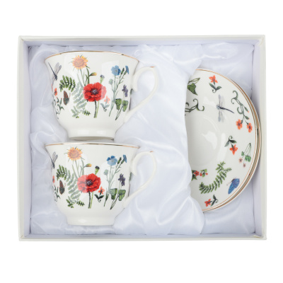 Набор чайный 4 пр., 225мл, фарфор MILLIMI Аличе фарфор (1/12)