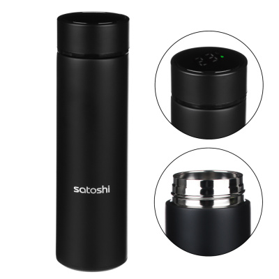 Термос-кружка с датчиком температуры 450мл, нерж.стальSATOSHI (1/12/24)
