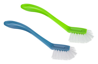 Щетка для мытья посуды КОЛИБРИ большая Микс (3цв) пласт.(1/22)