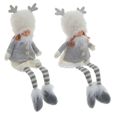 Игрушка набивная "Девочка", L12 W6 H35 см,(2в)(текст.полим.мат.) (4/48)