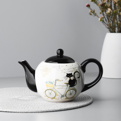 Чайник заварочный, 580мл, кер MILLIMI Котейка (1/24)