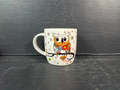 Кружка 360мл Совушка (фарф.) (12/48)