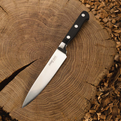 Нож кухонный универсальный 15см Satoshi Старк (кованый) (12/120)