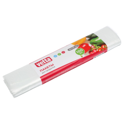 Пакеты д/продуктов,100шт,24*37см,в рулонах VETTA (1/10/80) Пакеты д/продуктов,100шт,24*37см,в рулонах VETTA (1/10/80)