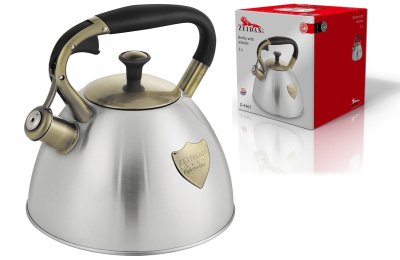 Чайник 3,0л со свистком,нжс,капсул.индукц.дно,фикс.комб.ручка, п/у (1/6)